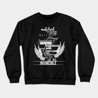 Matched Typography Poem (Alternate) Crewneck Sweatshirt